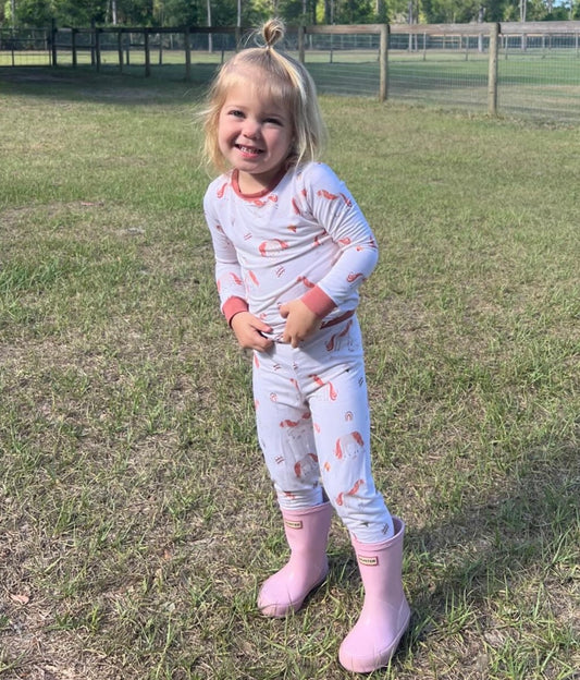 Rainbow Baby Two-Piece Pajama Set